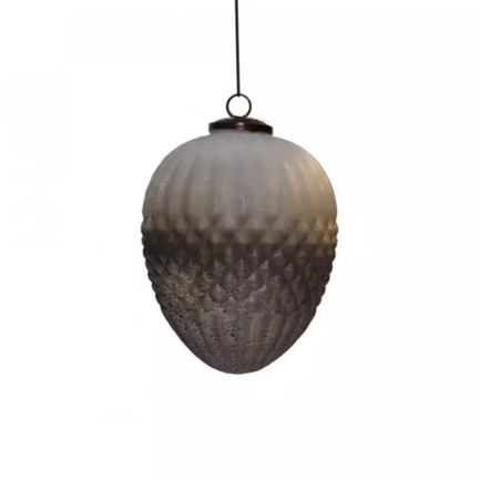 Новогодняя игрушка Шишка, 15х10 см, коричневый