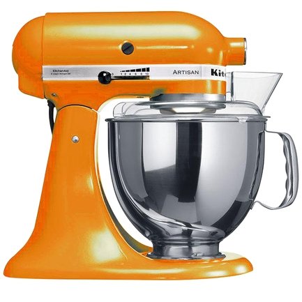 KitchenAid Миксер планетарный,мандарин, 3 насадки 5KSM150PSETG KitchenAid