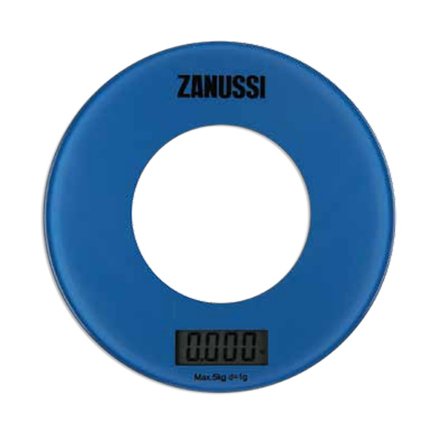 Zanussi Весы кухонные цифровые Bologna, 18х18х1.8 см, синие ZSE21221EF Zanussi