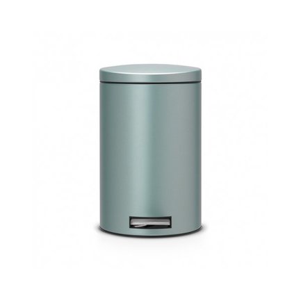 Brabantia Ведро для мусора с педалью (12 л) Silent, 40х35х25, мятный 484209 Brabantia