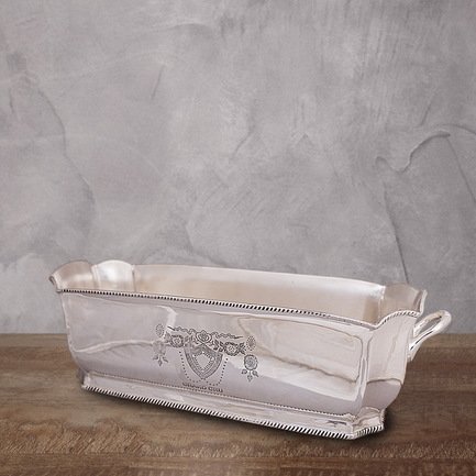 Eichholtz Ведро для льда, 36x13x9.5 см, серебряное 9523 SA Eichholtz eichholtz торшер telescope