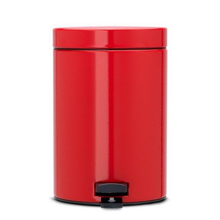 Brabantia Ведро для мусора с педалью (3 л), красное 105944 Brabantia