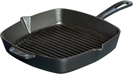 Staub Сковорода-гриль квадратная, чугун, 30х30 см, черная 1202823 Staub