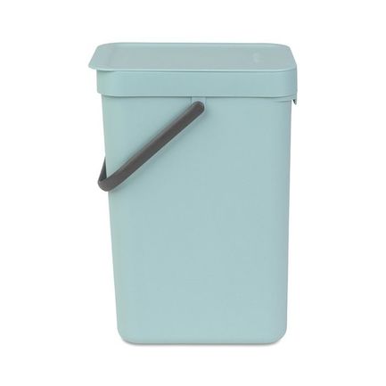 Brabantia Ведро для мусора Sort & Go (12 л), 25х20х35 см, мятное 109744 Brabantia