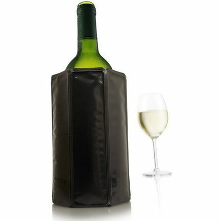 Охладительная рубашка Wine Cooler для бутылок 0.75 л, черная 38804606 VacuVin