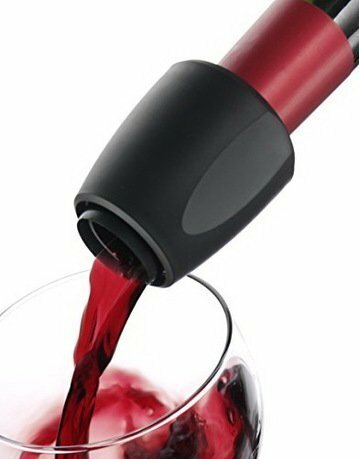 VacuVin Каплеуловитель Wine Server Black J-Hook B, черный 18544606 VacuVin