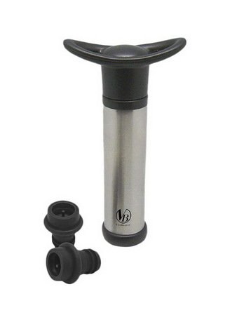Vin Bouquet Вакуумный насос Vacuum Pump Manual из стали с 2-мяпробками FIC 003 Vin Bouquet
