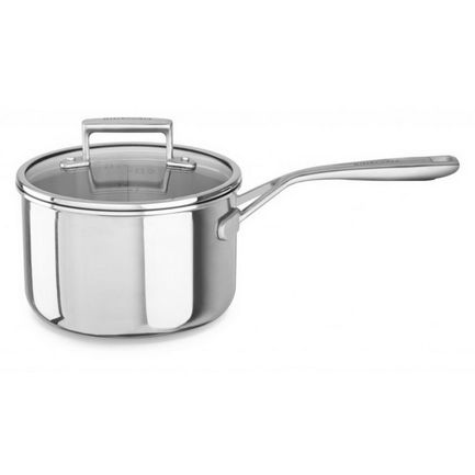 KitchenAid Сотейник с крышкой и длинной ручкой, 18 см KC2T30PLST KitchenAid