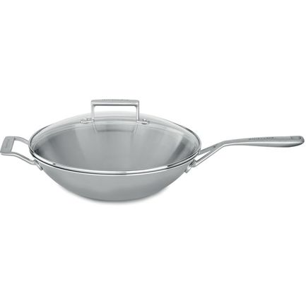 KitchenAid Сковорода-ВОК, 33 см, со стеклянной крышкой KC2T13WKST KitchenAid