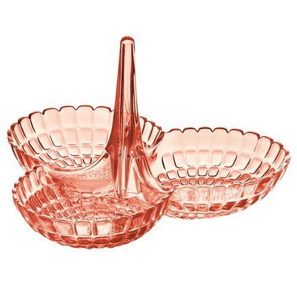Guzzini Менажница Tiffany, 25х23.5х15.5 см, коралловая 19920023 Guzzini guzzini менажница tiffany 25х23 5х15 5 см коралловая 19920023 guzzini