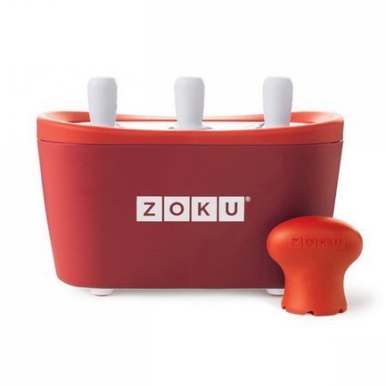 Zoku Набор для мороженого Triple Quick Pop Maker, красный ZK101-RD Zoku