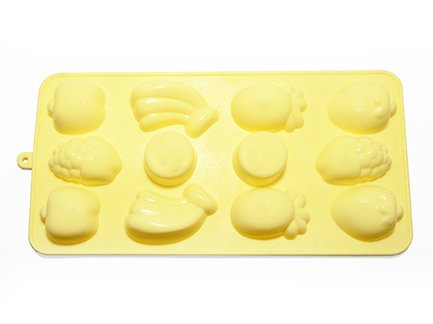 Fissman Форма для льда или шоколада Фрукты, 21x11x2 см, 12 ячеек BW-6547.12 Fissman