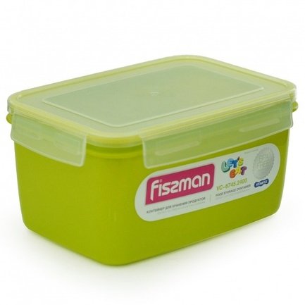 Контейнер для хранения продуктов (2.4 л), 22x15x11 см 6745 Fissman fissman контейнер для хранения продуктов 0 79 л 17 5x12 8x5 8 см vc 6782 790 fissman