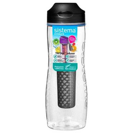 Бутылка для воды Tritan Infuser (800 мл), цвета в ассортименте 660 Sistema