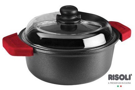 Сотейник со стеклянной крышкой Soft Safety Cooking, 28 см (5 л) 01097GF/28TP Risoli