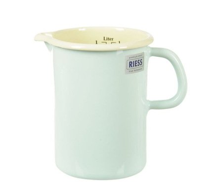 Riess Кружка мерная цилиндрическая Pastell (1 л), с носиком 0338-006 Riess gien filets bleus кувшинчик с носиком 0 25 л