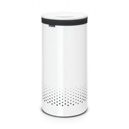 Brabantia Бак для белья с пластиковой крышкой (35 л), белый 102462 Brabantia