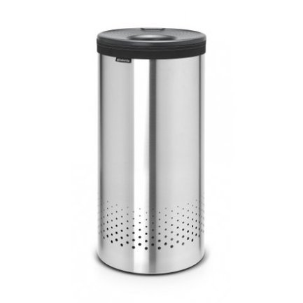 Brabantia Бак для белья с пластиковой крышкой (35 л), стальной матовый 103469 Brabantia