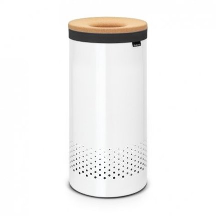 Brabantia Бак для белья с пробковой крышкой (35 л), белый 104367 Brabantia