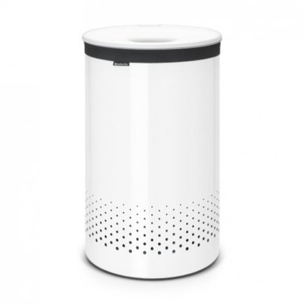 Brabantia Бак для белья с пластиковой крышкой (60 л), белый 105142 Brabantia