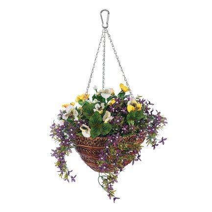    Artificial Pansy & Lobelia