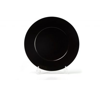 Блюдо круглое Putoisage Noir, 31 см 830631 3063 Tunisie Porcelaine