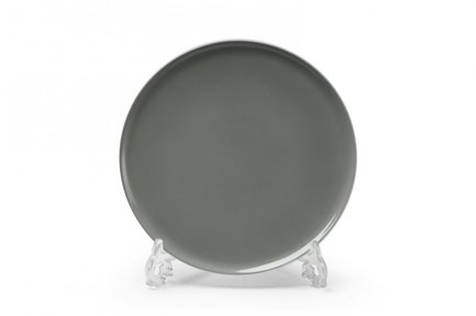 Тарелка десертная Yaka Gris, 21 см 880121 3064 Tunisie Porcelaine