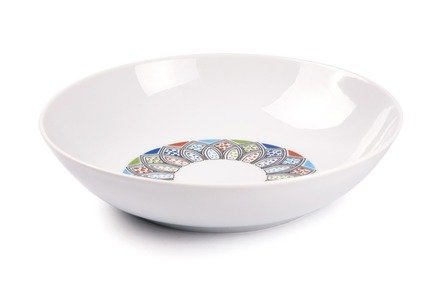 Тарелка глубокая Lys Восточный декор, 21 см 550221 2094 Tunisie Porcelaine