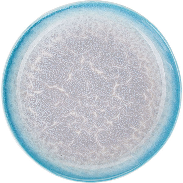 Тарелка глубокая Нептун (500 мл), 22 см бирюзовая