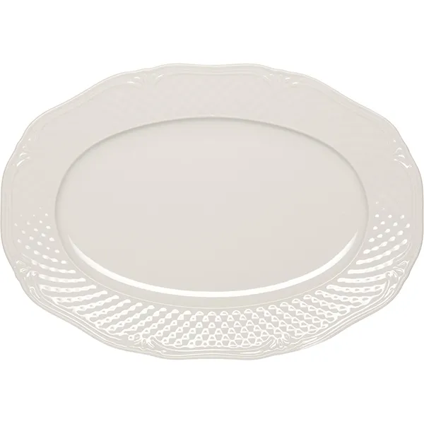 Блюдо Afrodyta овальное, 33х24 см, белый