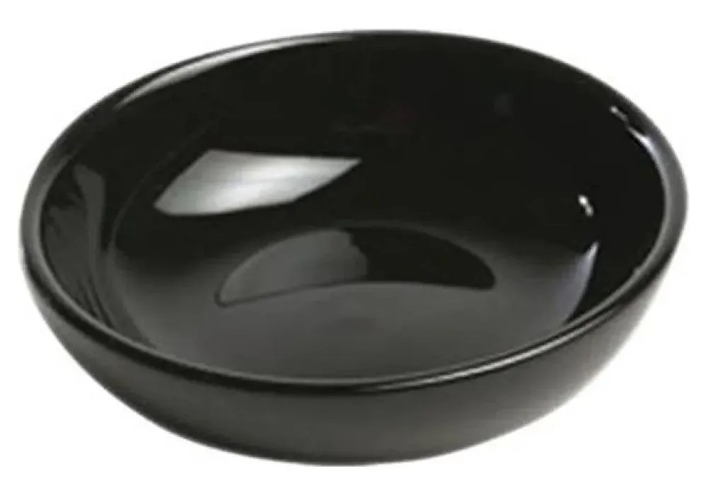 Салатник прямоугольный Purity (80 мл), 12x3.5 см, черный