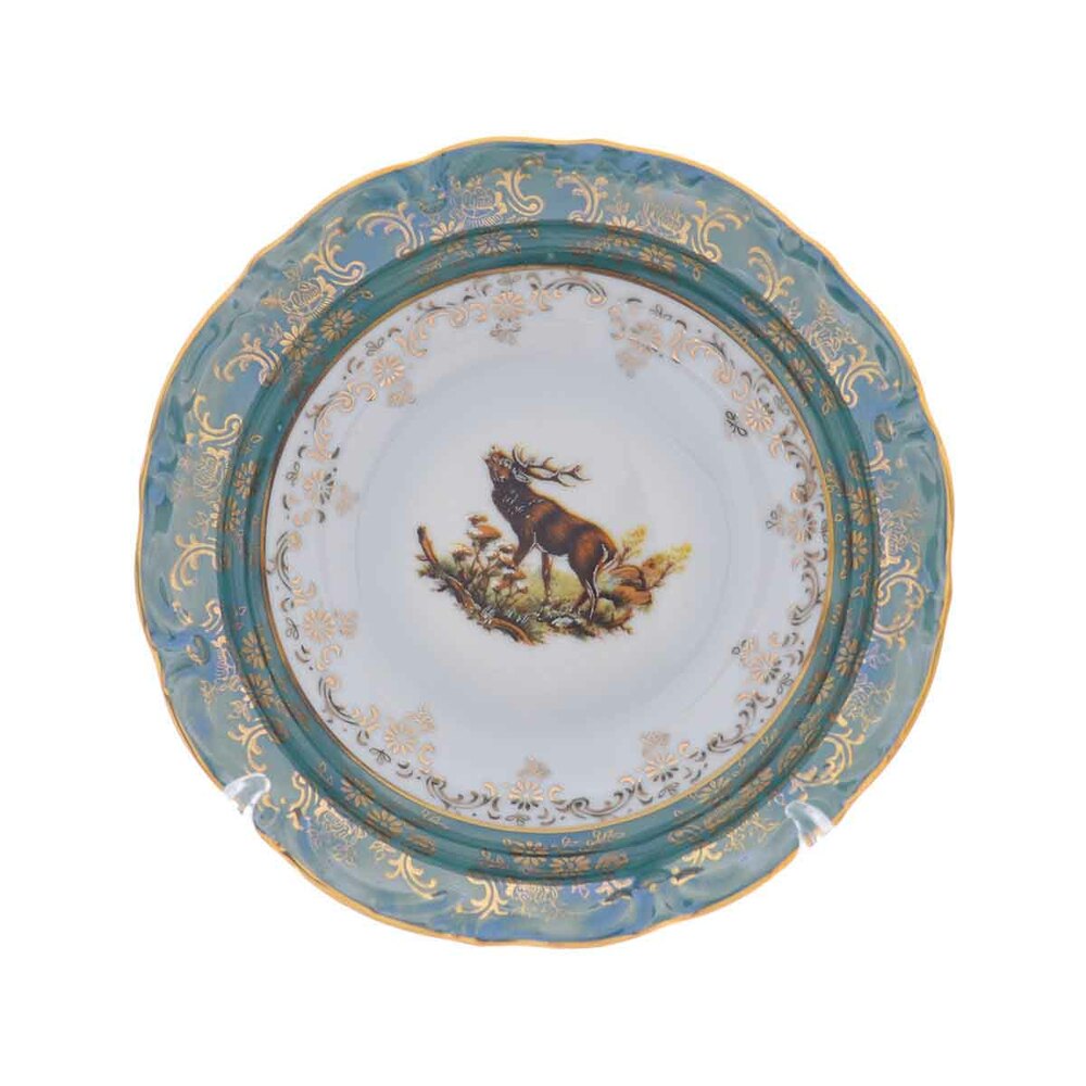 Салатник Охота зеленая Мария-тереза, 15.5 см