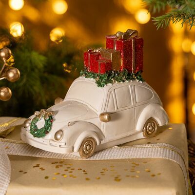 Статуэтка Машинка с подарками, 16х8х11 см