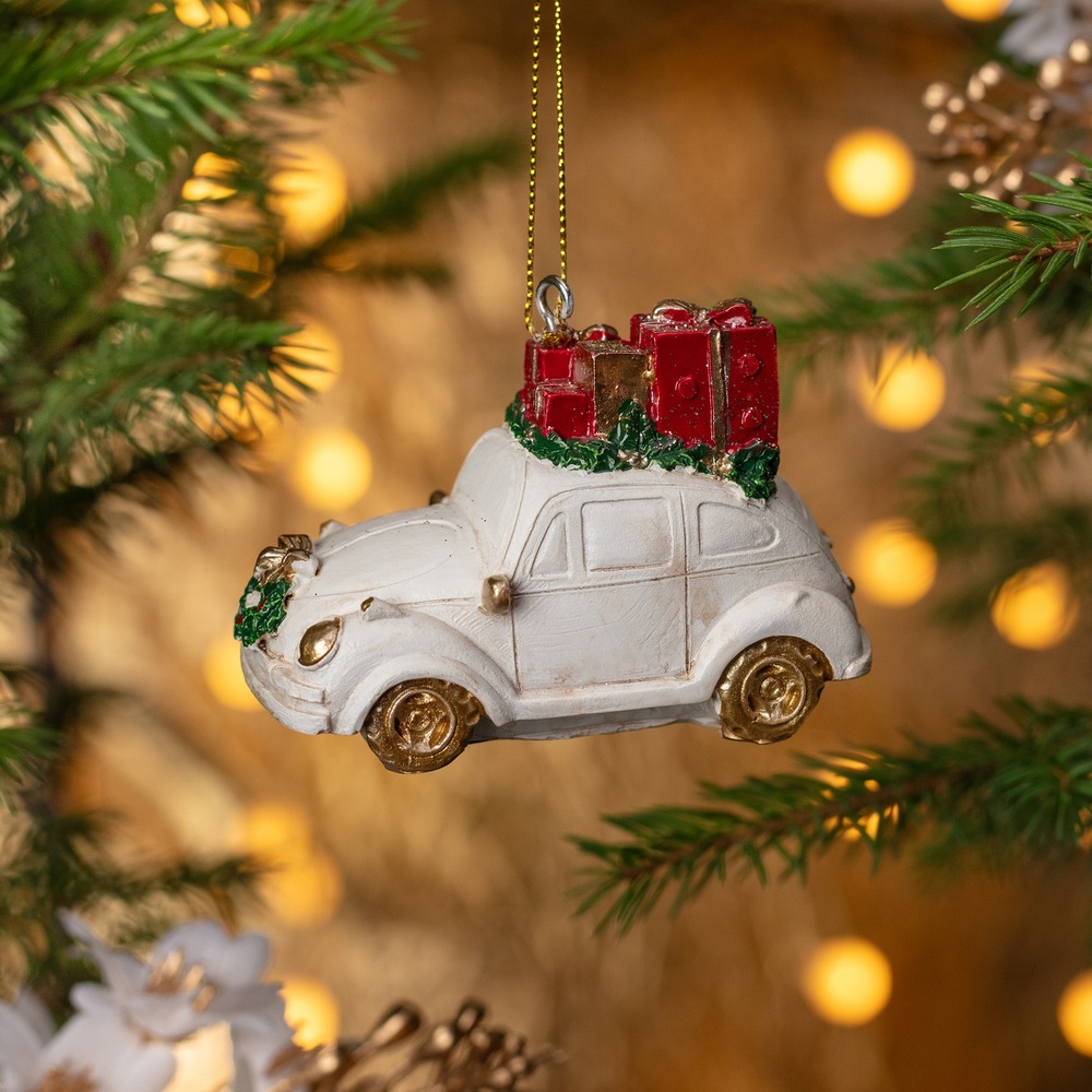 Статуэтка Машинка с подарками, 16х8х11 см