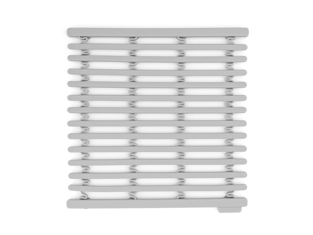 Коврик для раковины Tasty+, 30х30 см, серый