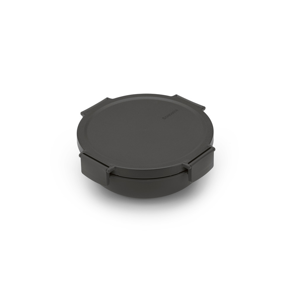 Ланч-бокс со вставкой и емкостью для специй Make&Take (1.3 л), темно-серый