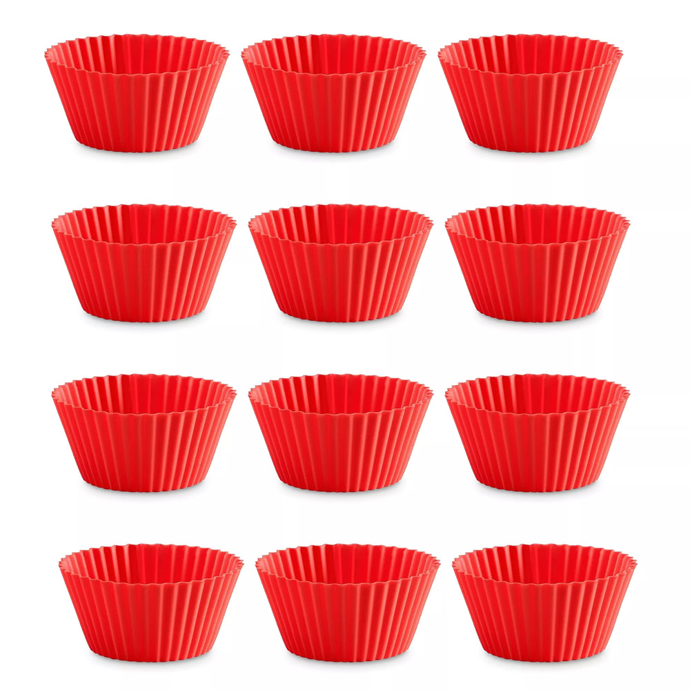 Форма для маффина Classic, 7 см, 12 шт., красная