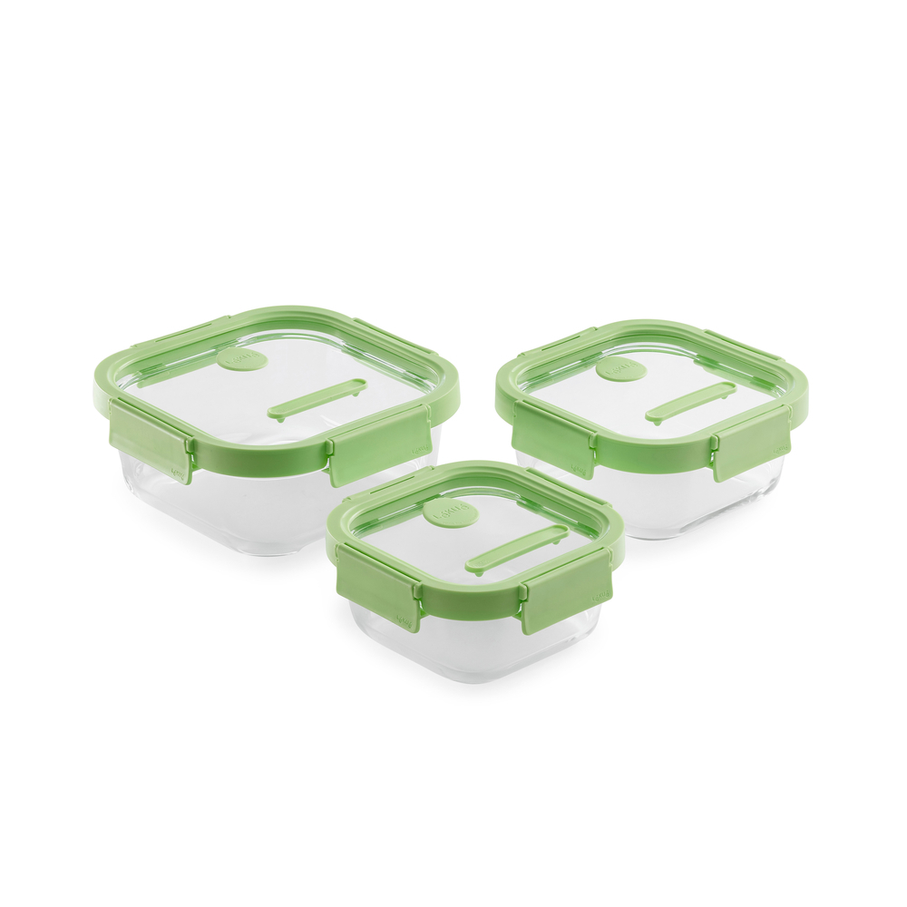 Набор стеклянных контейнеров At Home, 3 пр.