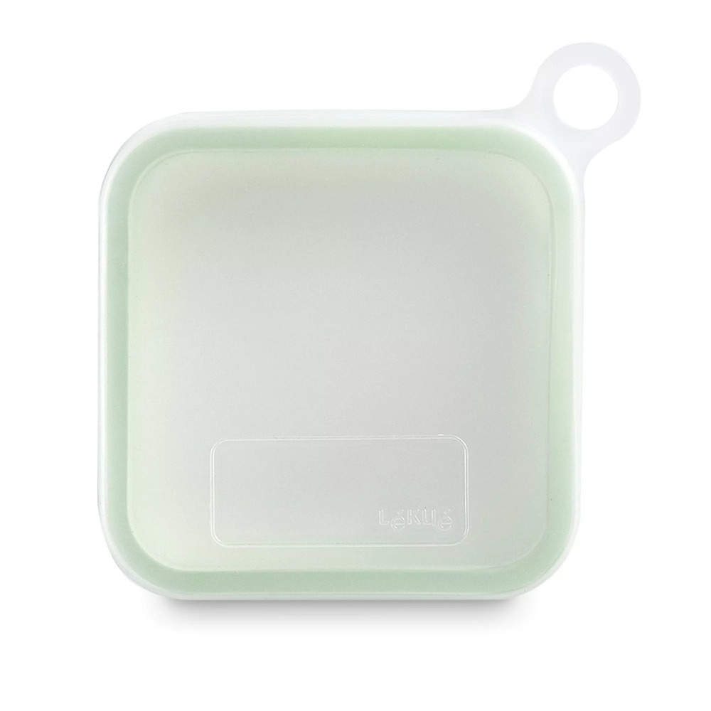 Контейнер для сэндвичей At Home, 15х15х2 см, зеленый