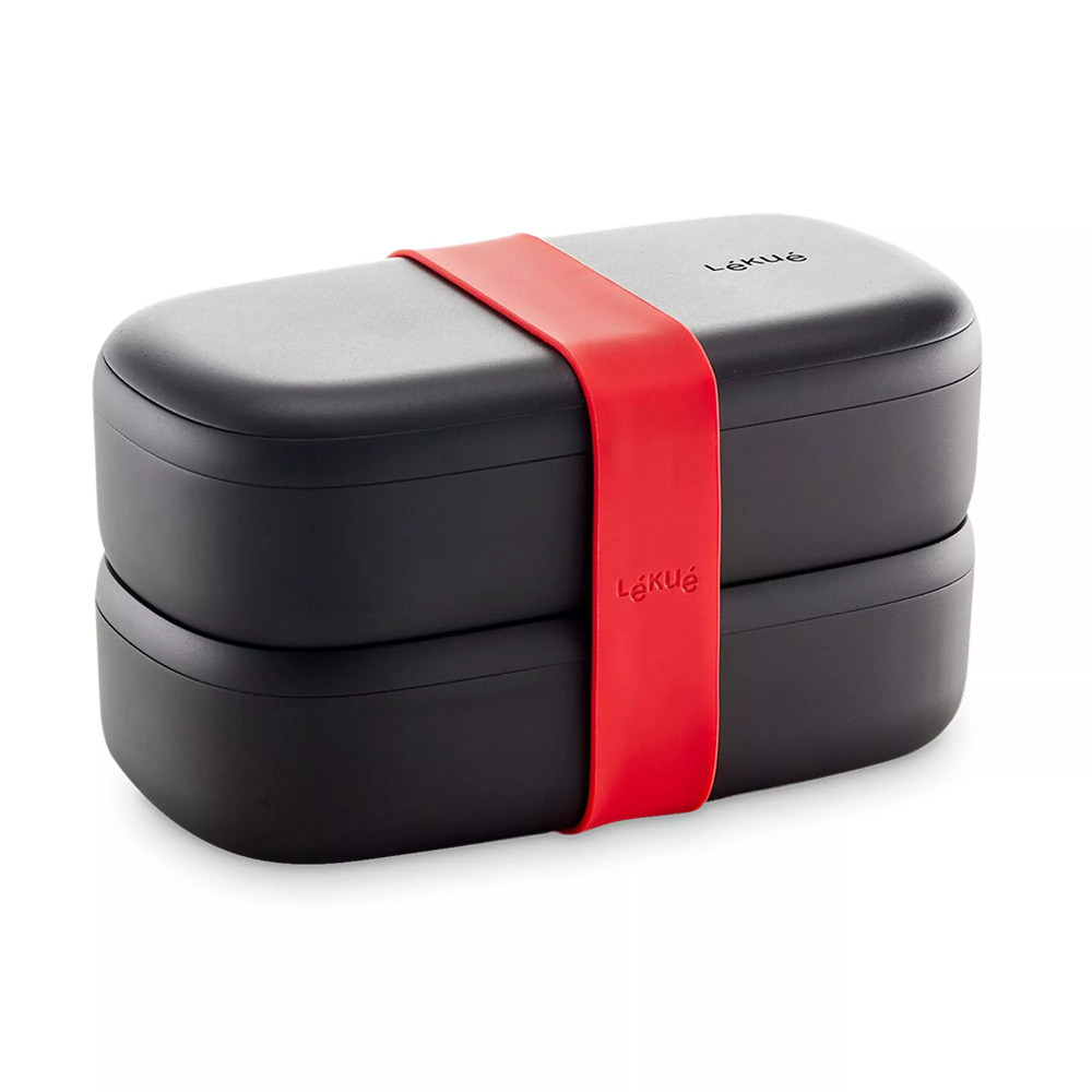 Ланч-бокс To Go (1 л), 19.2х10х11 см, черный