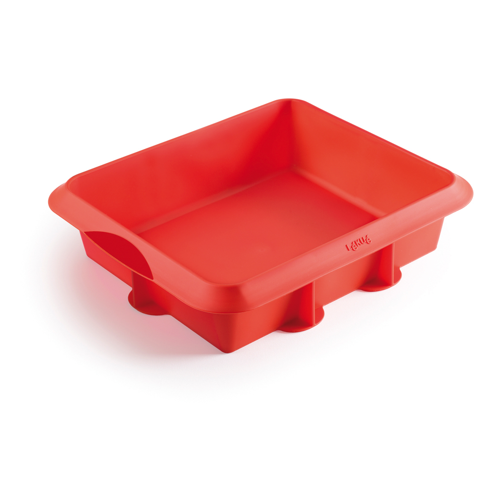 Форма для лазаньи, 25x20 см, красная