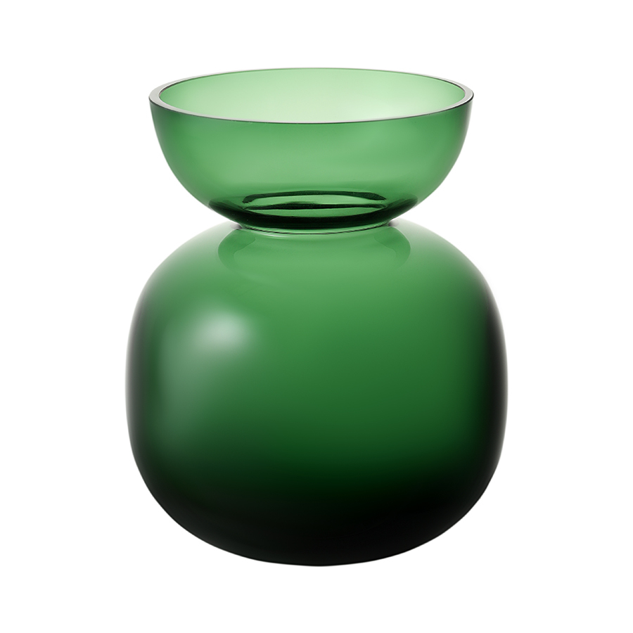 Ваза для цветов Florum, 20 см, изумрудная