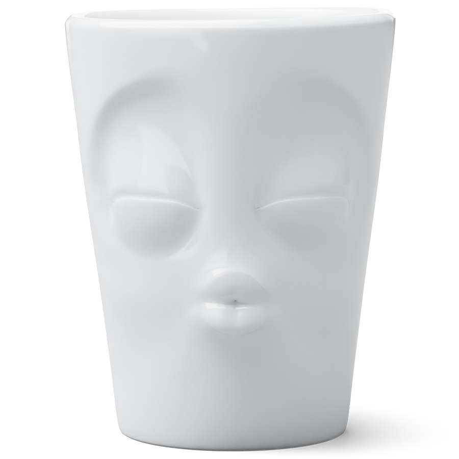 Кружка Kissing (350 мл), 11.4 см, белая