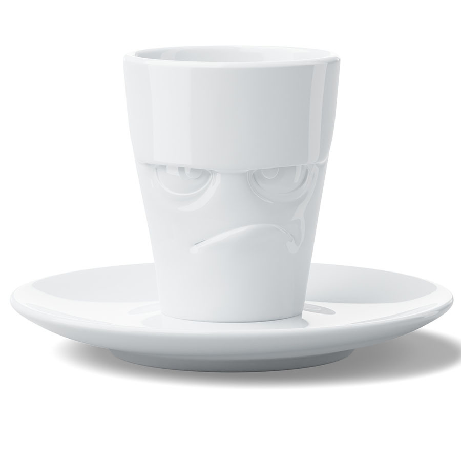 Кофейная пара Grumpy (80 мл), белая