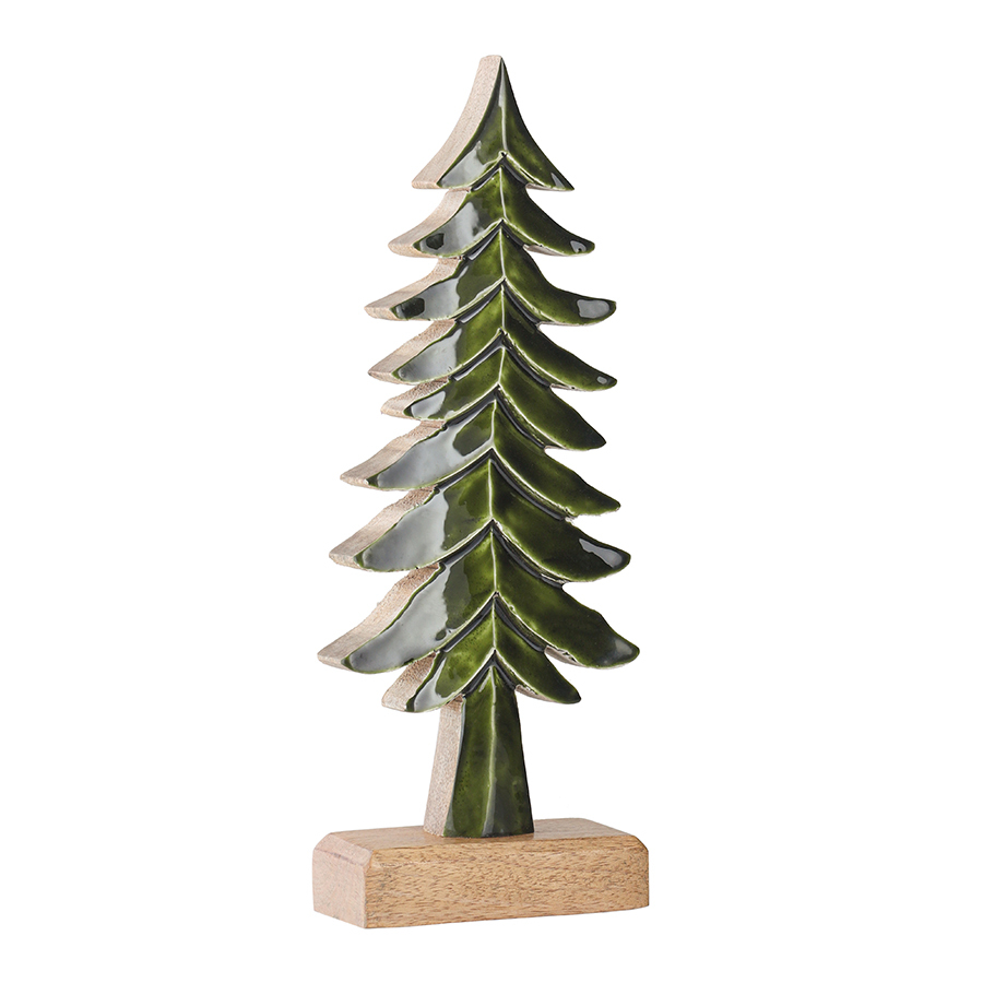 Декор новогодний Fairy tree New Year Essential, 30 см, зеленый