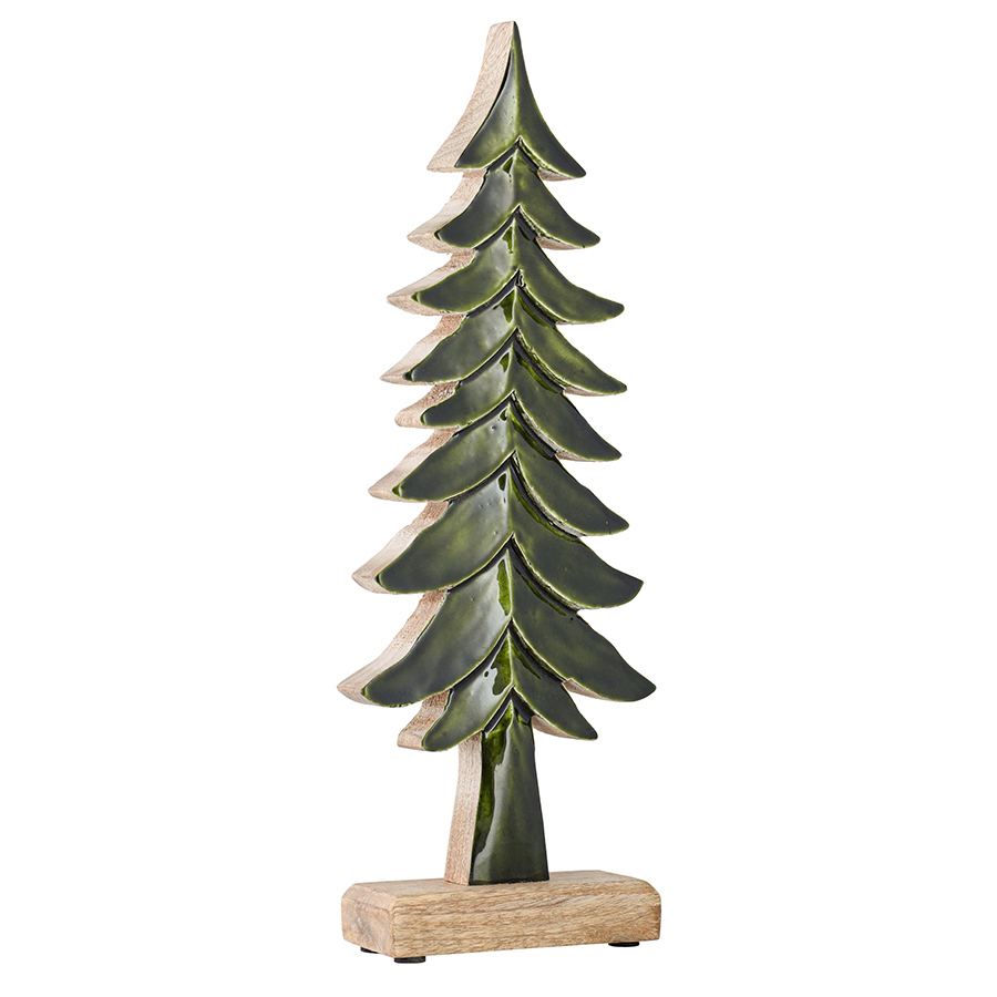 Декор новогодний Fairy tree New Year Essential, 40 см, зеленый