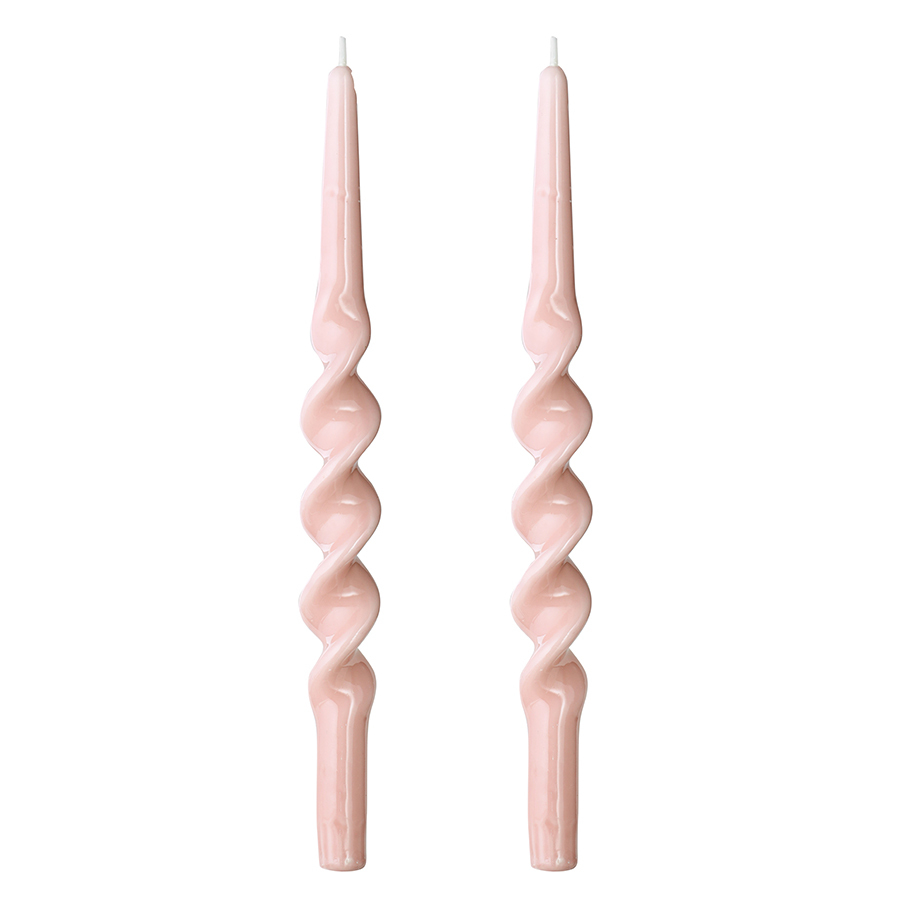 Набор свечей Essential, 2 шт., 35 см, цвета пыльной розы