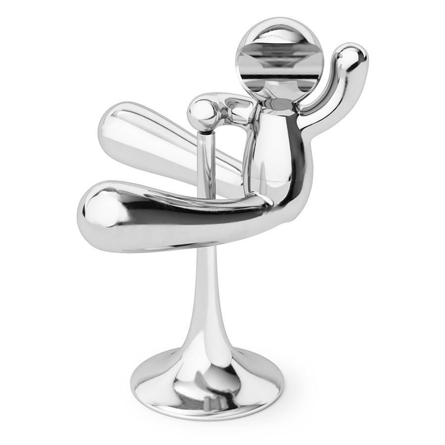 Открывалка для бутылок Rodeo Buddy, 13х10х9 см, хром