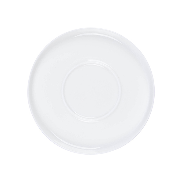 Блюдце Вейв, 14 см, белое