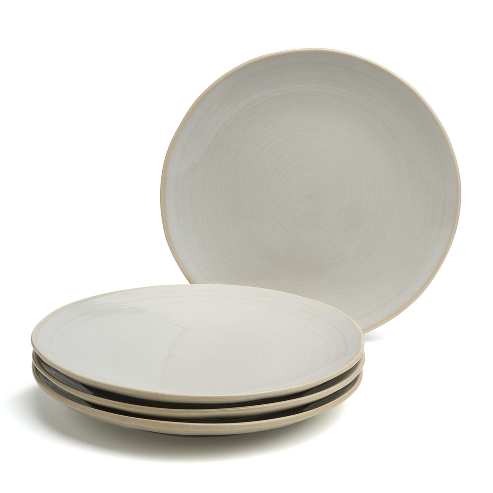 Набор тарелок закусочных Concept, 22 см, 4 шт., бежевый